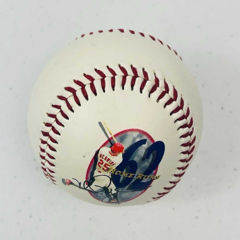 Mark McGwire Collector Baseball Making History Sep 8 1998 Home Run 62 Ball MLB - Picture 5 of 8